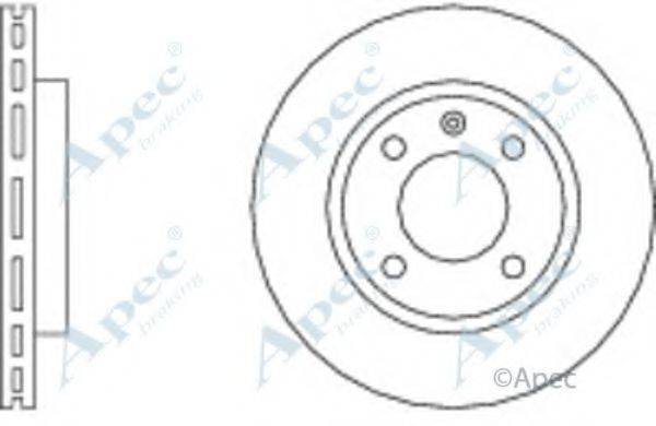 APEC BRAKING DSK116 гальмівний диск