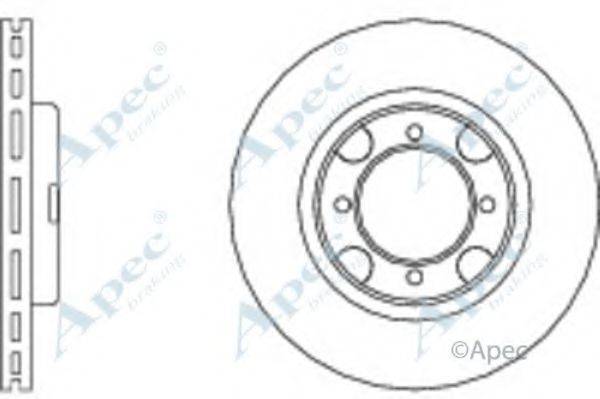 APEC BRAKING DSK121 гальмівний диск