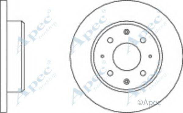 APEC BRAKING DSK122 гальмівний диск