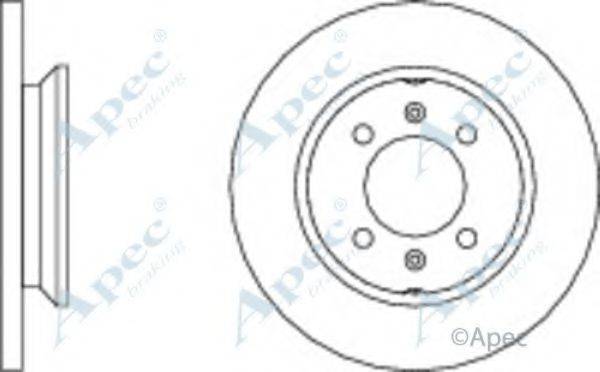 APEC BRAKING DSK136 гальмівний диск