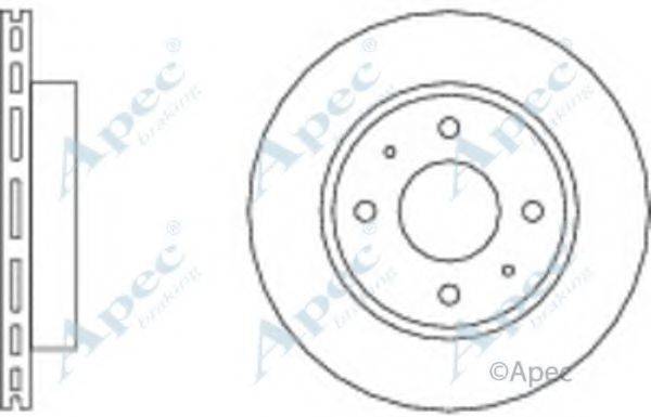 APEC BRAKING DSK143 гальмівний диск