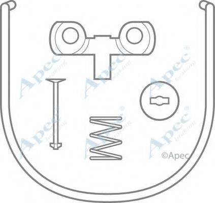 APEC BRAKING KIT864 Комплектуючі, гальмівна колодка