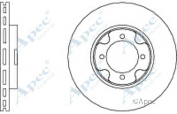 APEC BRAKING DSK160 гальмівний диск