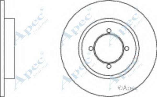 APEC BRAKING DSK165 гальмівний диск