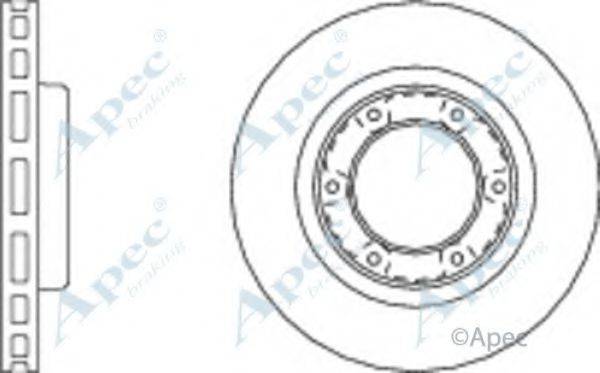 APEC BRAKING DSK2002 гальмівний диск