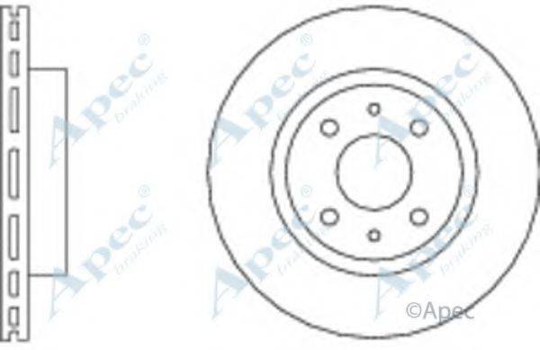 APEC BRAKING DSK201 гальмівний диск