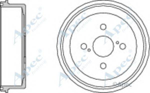 APEC BRAKING DRM9135 Гальмівний барабан