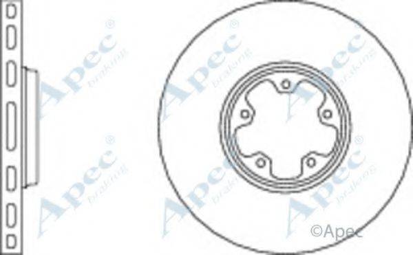 APEC BRAKING DSK2035 гальмівний диск