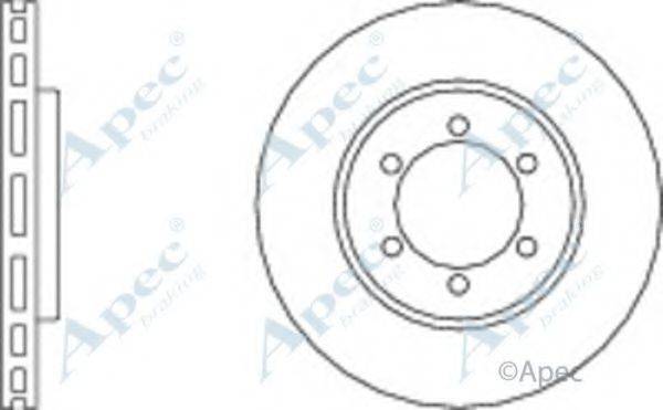 APEC BRAKING DSK2071 гальмівний диск