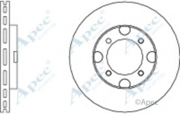 APEC BRAKING DSK211 гальмівний диск