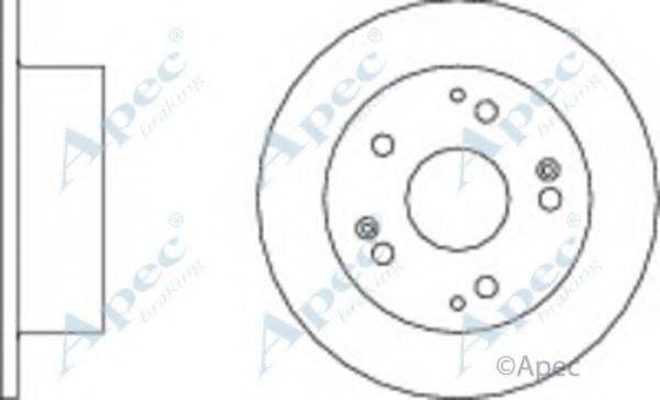 APEC BRAKING DSK2167 гальмівний диск