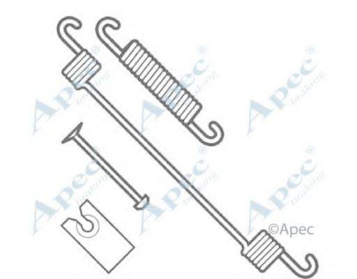 APEC BRAKING KIT958 Комплектуючі, гальмівна колодка