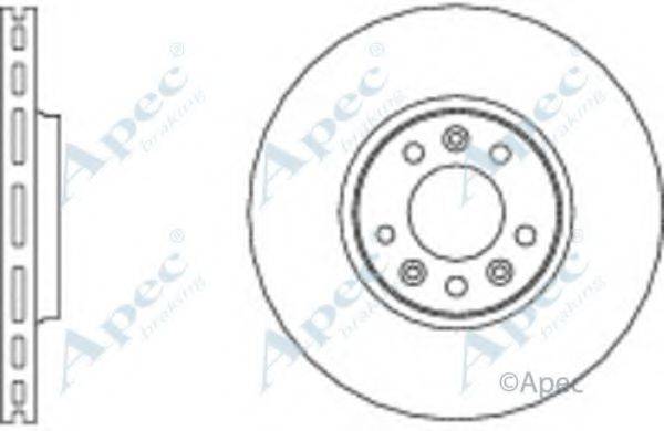 APEC BRAKING DSK2611 гальмівний диск