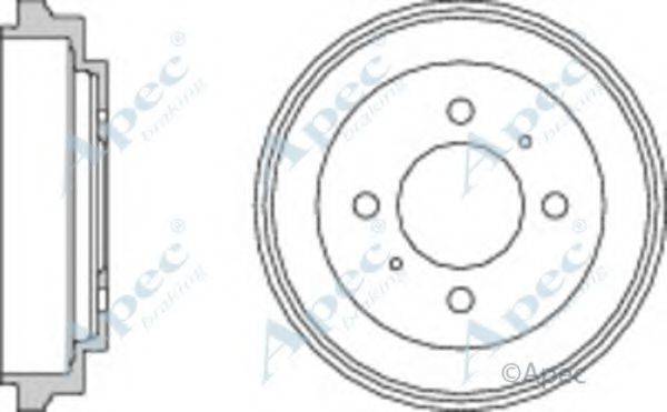 APEC BRAKING DRM9137 Гальмівний барабан