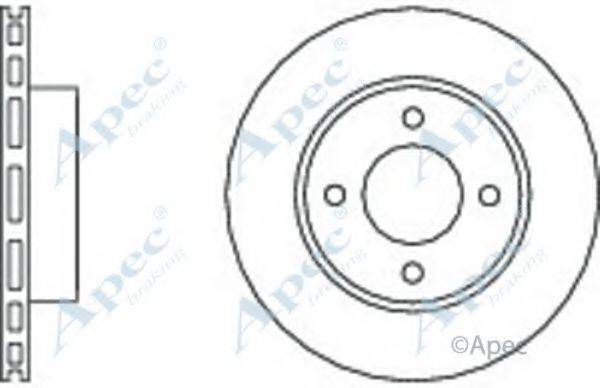 APEC BRAKING DSK2648 гальмівний диск