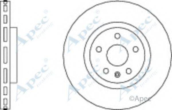 APEC BRAKING DSK2701 гальмівний диск