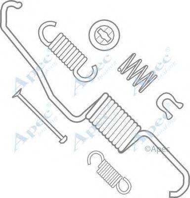 APEC BRAKING KIT979 Комплектуючі, гальмівна колодка