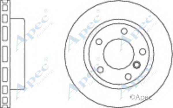 APEC BRAKING DSK2720 гальмівний диск