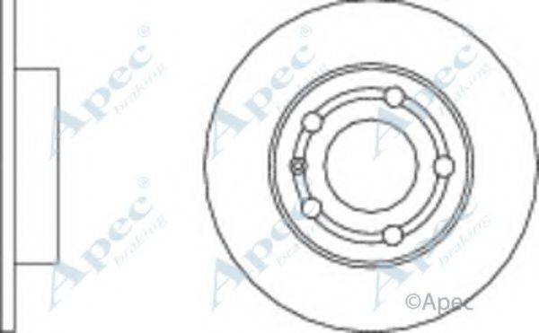 APEC BRAKING DSK274 гальмівний диск