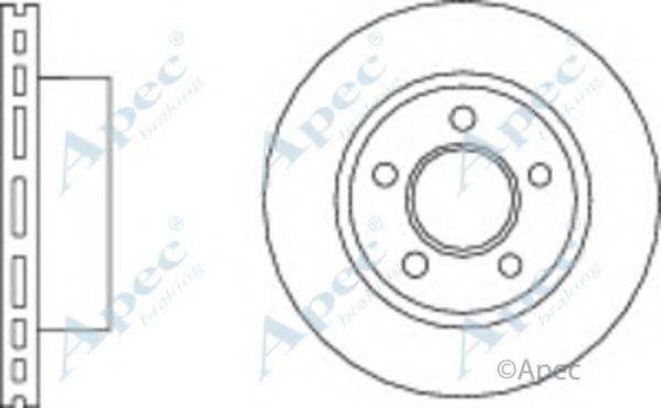 APEC BRAKING DSK2763 гальмівний диск