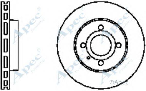 APEC BRAKING DSK284 гальмівний диск