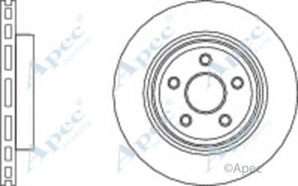 APEC BRAKING DSK2875 гальмівний диск