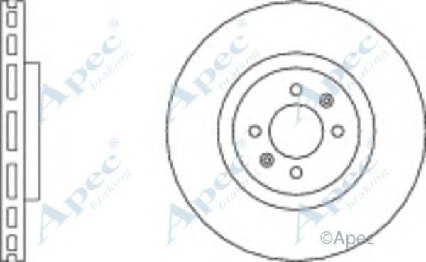 APEC BRAKING DSK2973 гальмівний диск