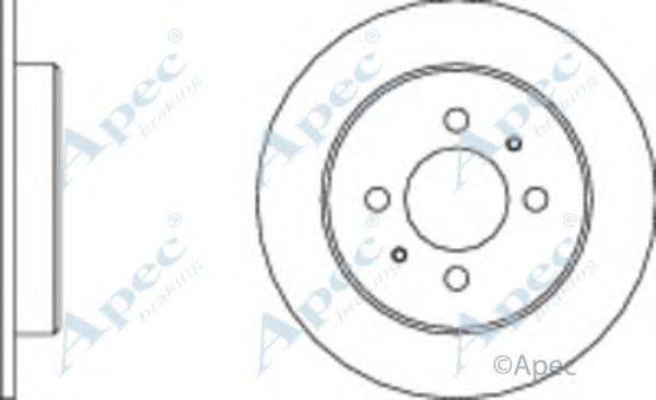 APEC BRAKING DSK347 гальмівний диск