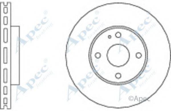 APEC BRAKING DSK514 гальмівний диск