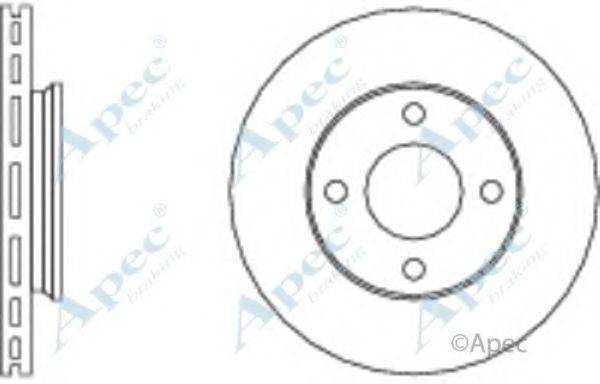 APEC BRAKING DSK526 гальмівний диск