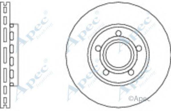 APEC BRAKING DSK542 гальмівний диск