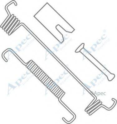 APEC BRAKING KIT2031 Комплектуючі, гальмівна колодка