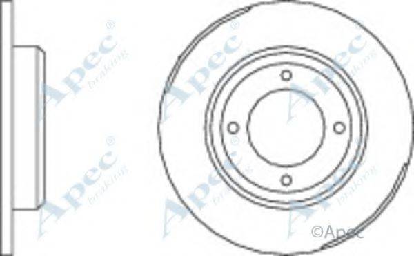 APEC BRAKING DSK598 гальмівний диск