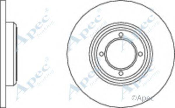 APEC BRAKING DSK600 гальмівний диск