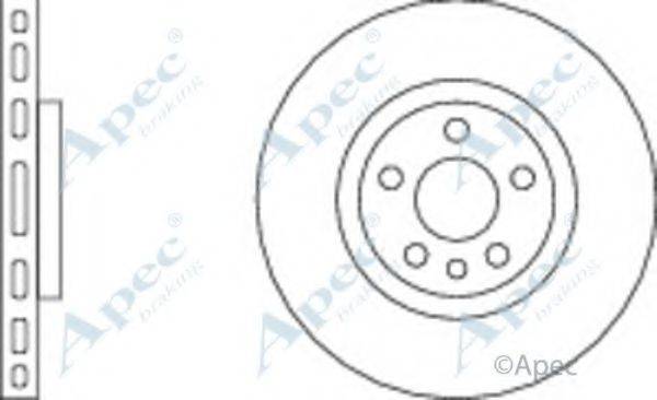 APEC BRAKING DSK649 гальмівний диск