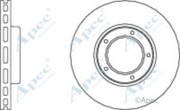 APEC BRAKING DSK658 гальмівний диск