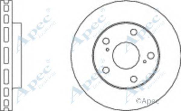 APEC BRAKING DSK661 гальмівний диск