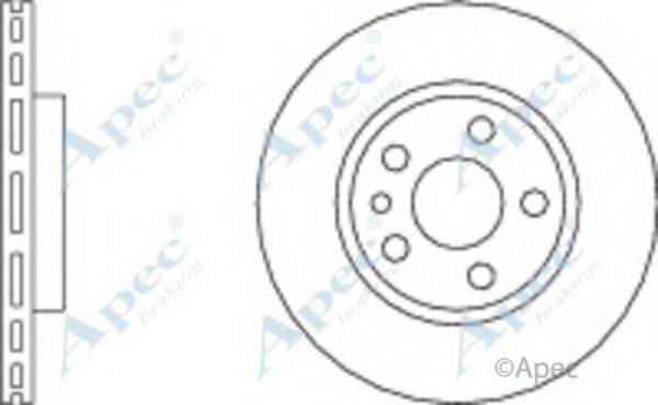 APEC BRAKING DSK665 гальмівний диск