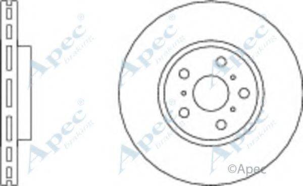 APEC BRAKING DSK729 гальмівний диск