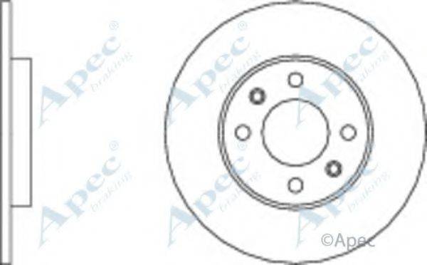 APEC BRAKING DSK747 гальмівний диск