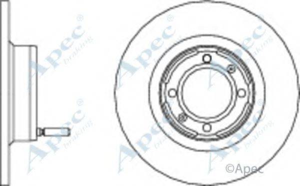 APEC BRAKING DSK757 гальмівний диск