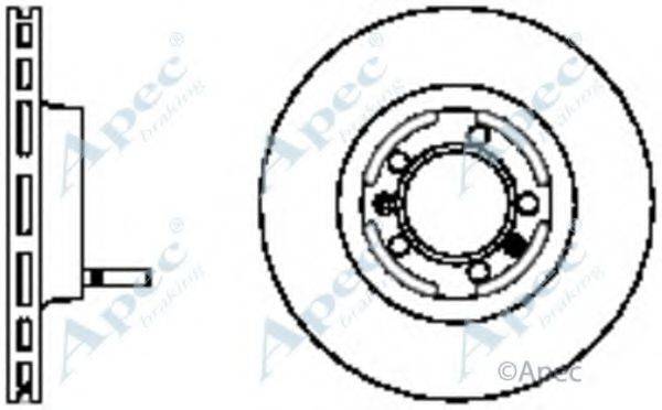 APEC BRAKING DSK764 гальмівний диск