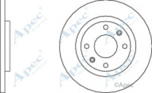 APEC BRAKING DSK821 гальмівний диск