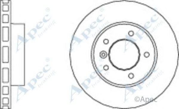 APEC BRAKING DSK938 гальмівний диск