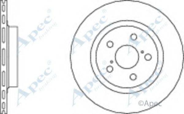 APEC BRAKING DSK966 гальмівний диск