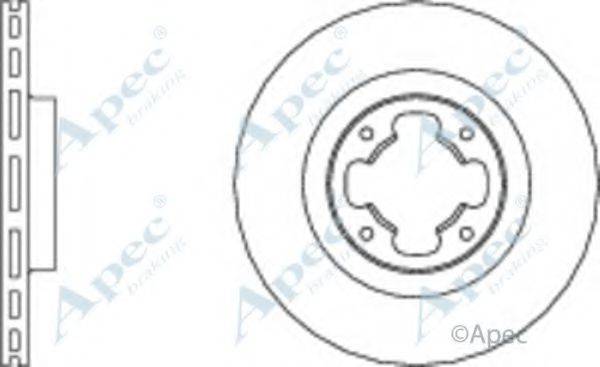 APEC BRAKING DSK262 гальмівний диск