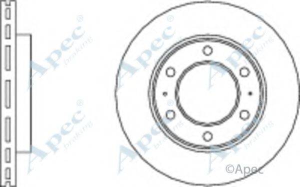 APEC BRAKING DSK2898 гальмівний диск