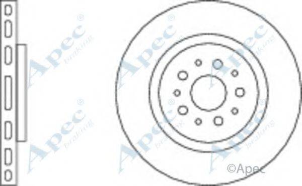 APEC BRAKING DSK2927 гальмівний диск