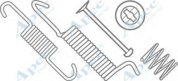 APEC BRAKING KIT970 Комплектуючі, гальмівна колодка