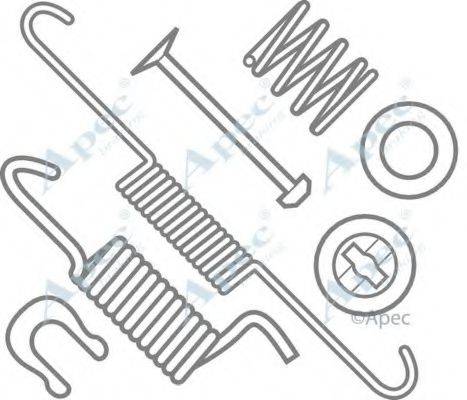 APEC BRAKING KIT971 Комплектуючі, гальмівна колодка